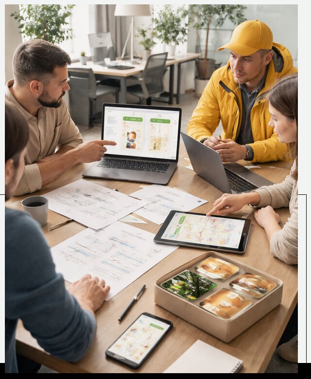 Разработка агрегатора доставки еды в Костомукше от 15303 р., АвикейКтм